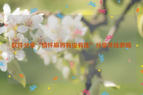 软件分享“情怀麻将有没有挂”分享外挂教程