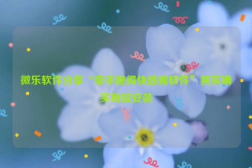 微乐软件分享“牵手跑得快透视软件”其实确实有挂安装