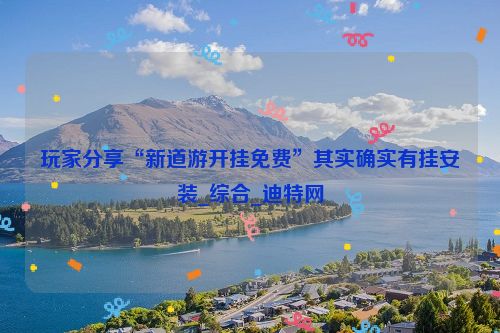 玩家分享“新道游开挂免费”其实确实有挂安装_综合_迪特网