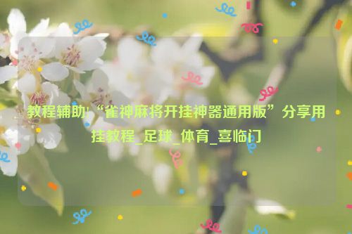 教程辅助!“雀神麻将开挂神器通用版”分享用挂教程_足球_体育_喜临门
