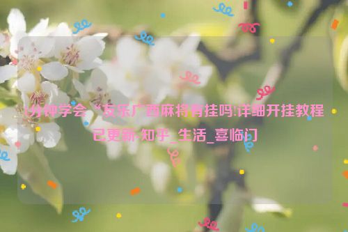 1分钟学会“友乐广西麻将有挂吗!详细开挂教程已更新-知乎_生活_喜临门
