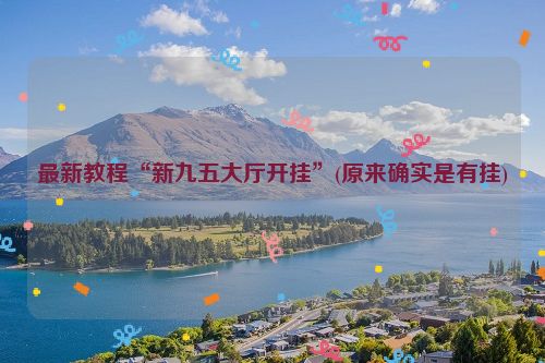 最新教程“新九五大厅开挂”(原来确实是有挂)