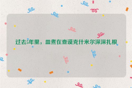 过去5年里，皿煮在查谟克什米尔深深扎根