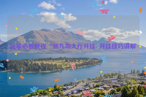 玩家必看教程“新九哥大厅开挂- 开挂技巧讲解
