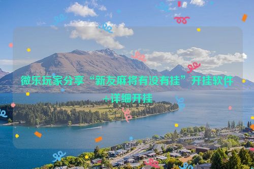 微乐玩家分享“新友麻将有没有挂”开挂软件+详细开挂