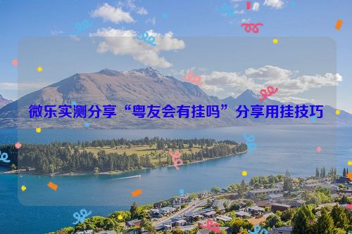 微乐实测分享“粤友会有挂吗”分享用挂技巧